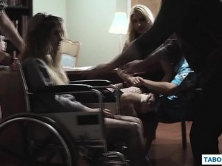 girl in a wheelchair