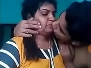 Indian mom sex with teen son in kitchen and bed